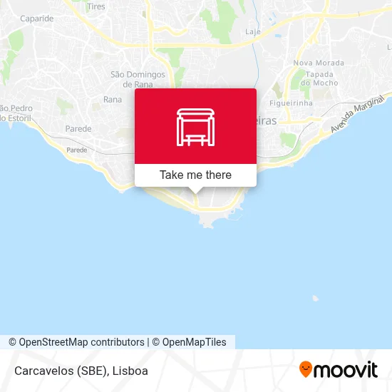 Carcavelos (SBE) map