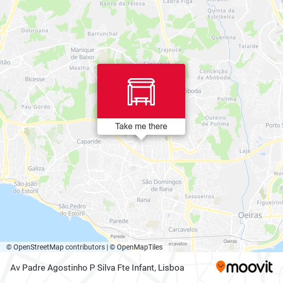 Av Padre Agostinho P Silva Fte Infant map