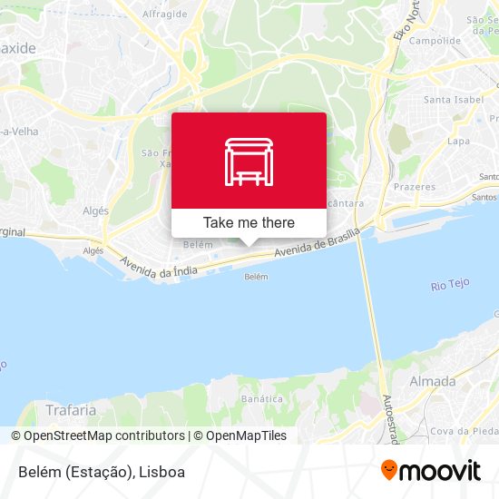 Belém (Estação) map