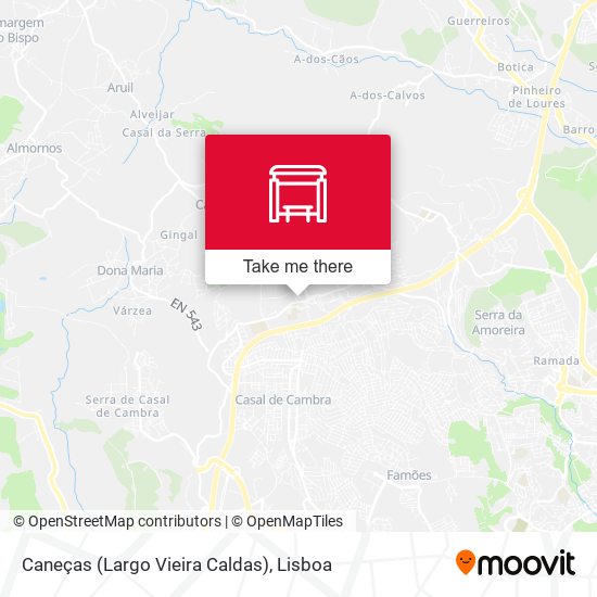 Caneças (Largo Vieira Caldas) map