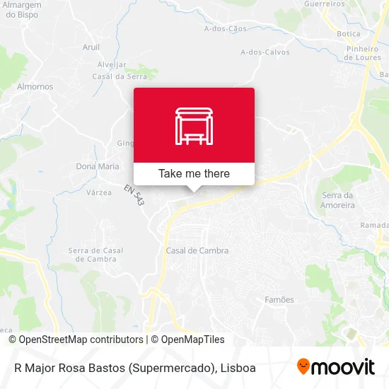 R Major Rosa Bastos (Supermercado) map