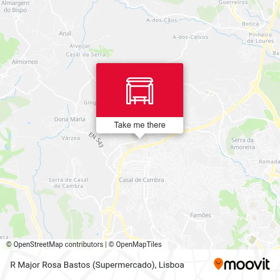 R Major Rosa Bastos (Supermercado) map