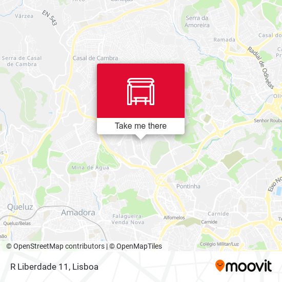 R Liberdade 11 mapa