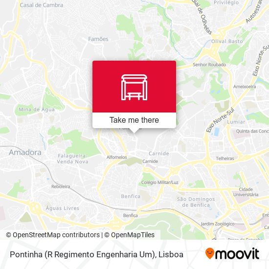 Pontinha (R Regimento Engenharia Um) map