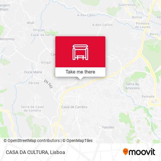 CASA DA CULTURA mapa