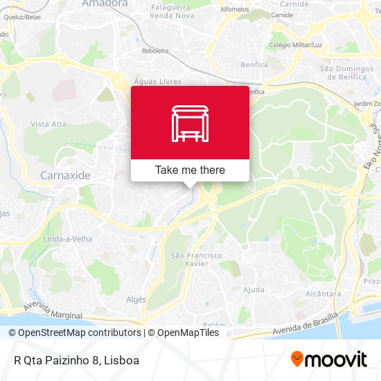 R Qta Paizinho 8 mapa