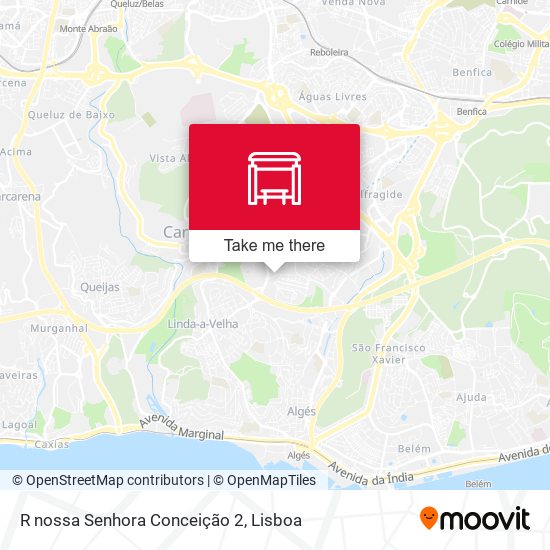R nossa Senhora Conceição 2 map