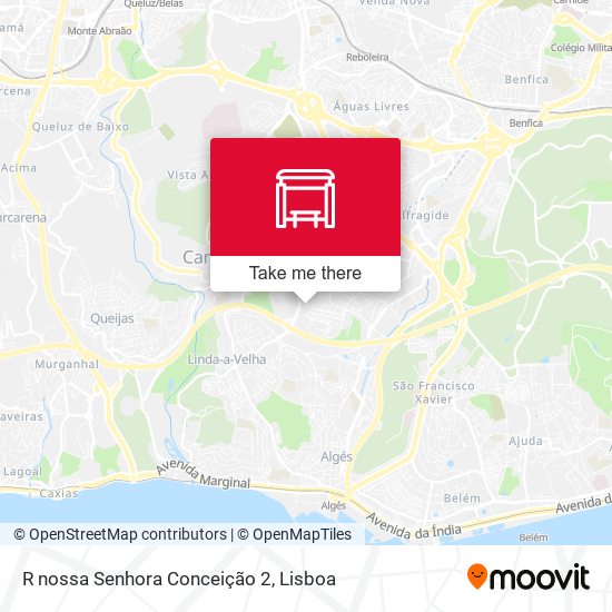 R nossa Senhora Conceição 2 map