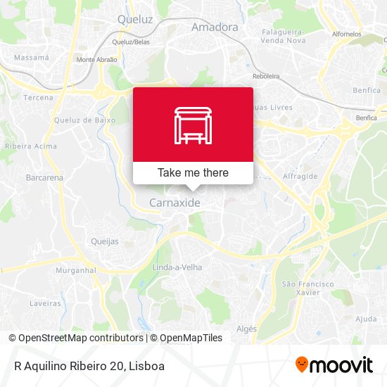 R Aquilino Ribeiro 20 mapa