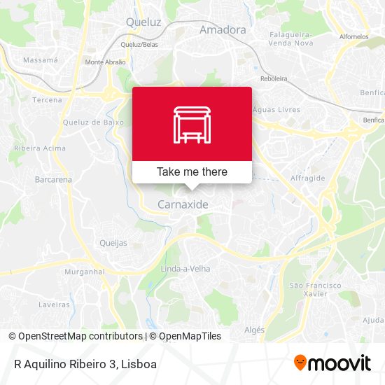 R Aquilino Ribeiro 3 mapa