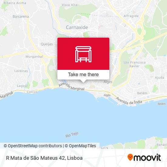 R Mata de São Mateus 42 mapa