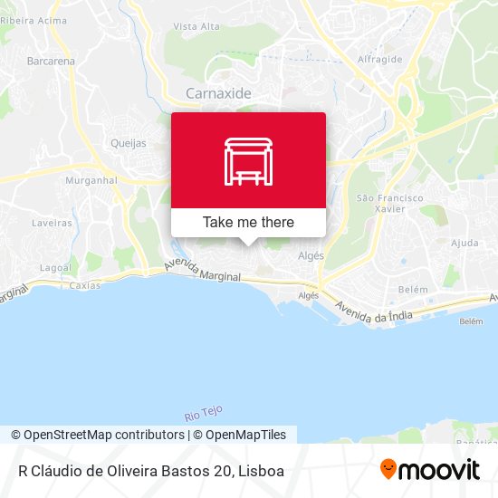 R Cláudio de Oliveira Bastos 20 map