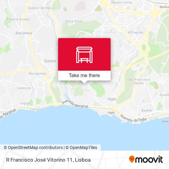 R Francisco José Vitorino 11 map