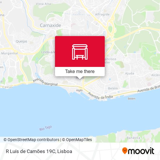 R Luís de Camões 19C map