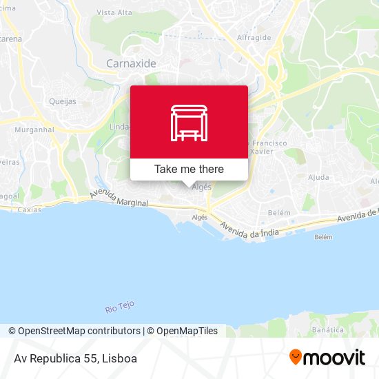 Av Republica 55 mapa