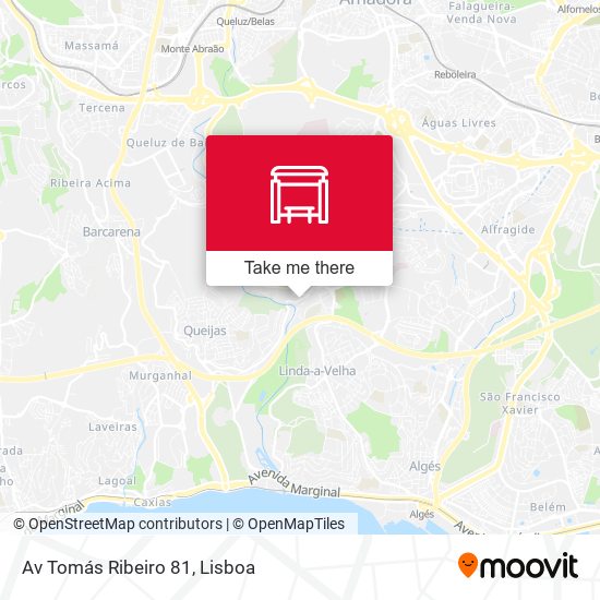 Av Tomás Ribeiro 81 map
