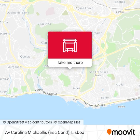 Av Carolina Michaellis (Esc Cond) map