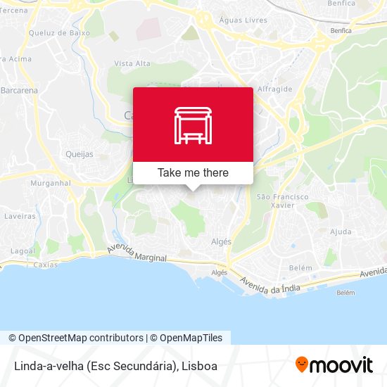Linda-a-velha (Esc Secundária) map