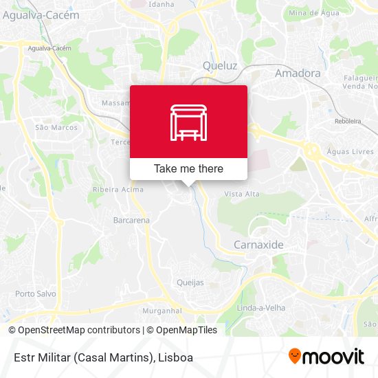 Estr Militar (Casal Martins) map
