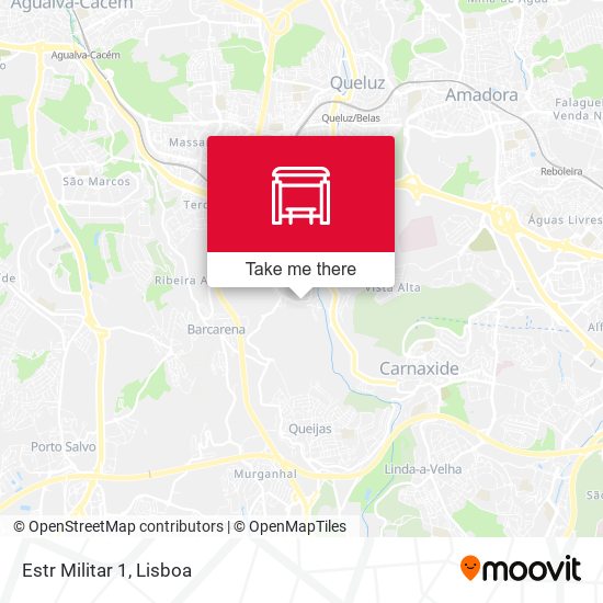 Estr Militar 1 mapa