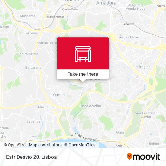 Estr Desvio 20 mapa