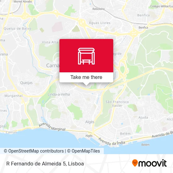 R Fernando de Almeida 5 map