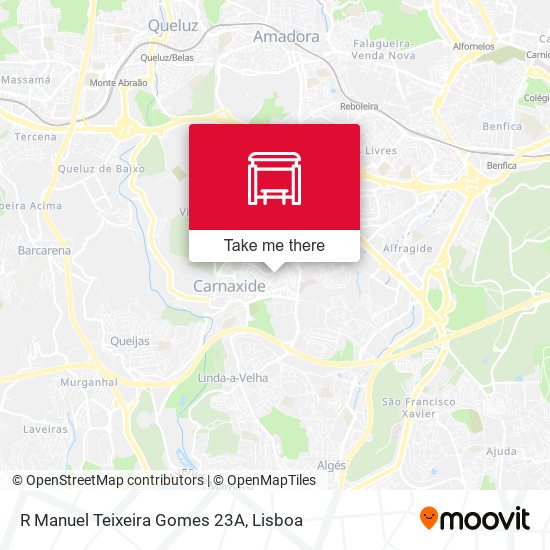 R Manuel Teixeira Gomes 23A map