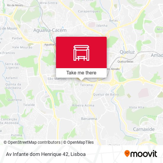 Av Infante dom Henrique 42 map