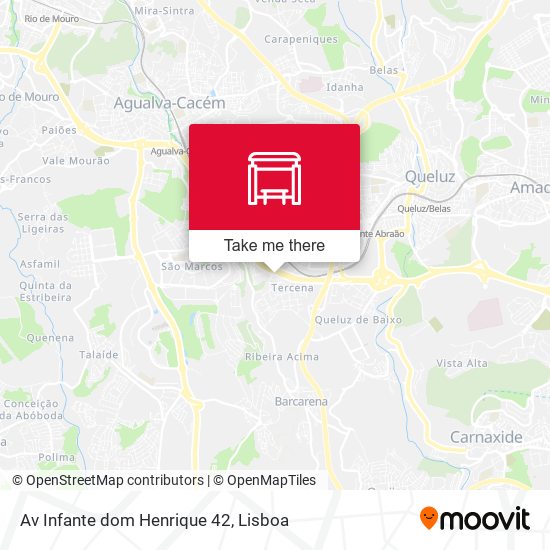 Av Infante dom Henrique 42 map