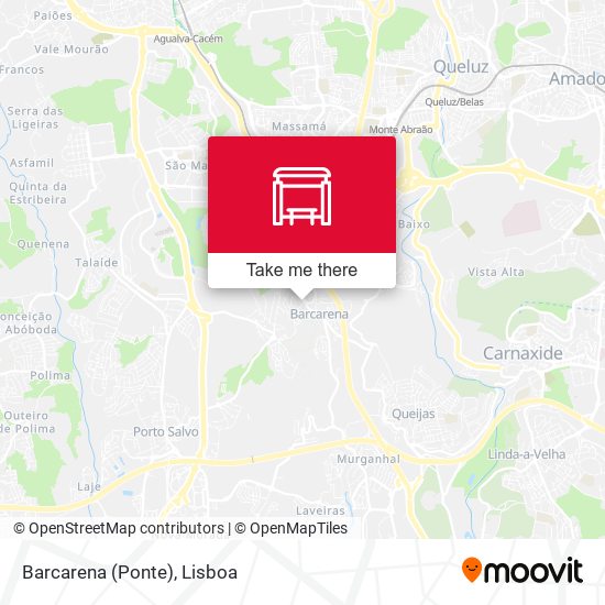 Barcarena (Ponte) mapa