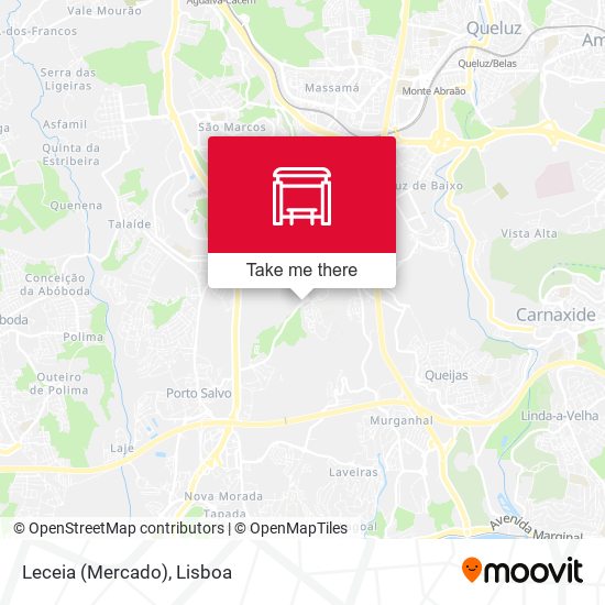 Leceia (Mercado) mapa