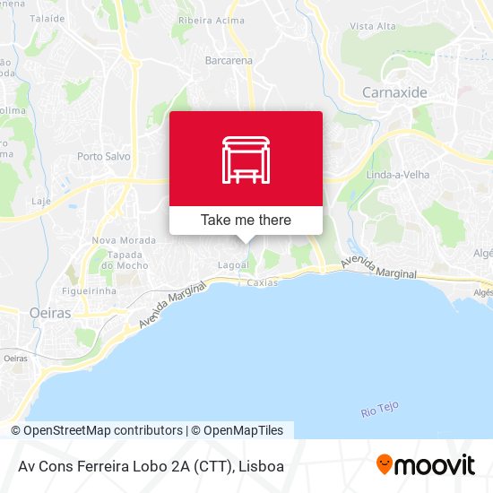 Av Cons Ferreira Lobo 2A (CTT) map