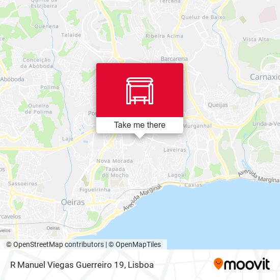R Manuel Viegas Guerreiro 19 mapa