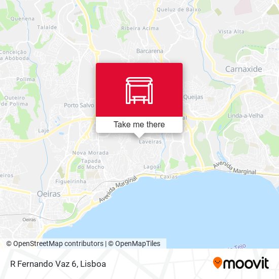 R Fernando Vaz 6 mapa
