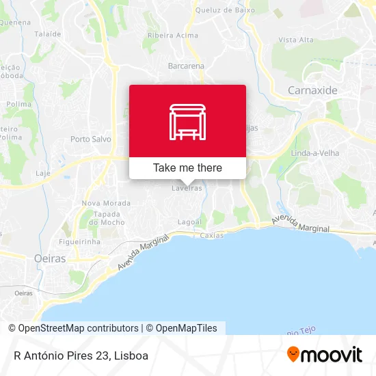 R António Pires 23 map