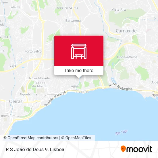 R S João de Deus 9 map