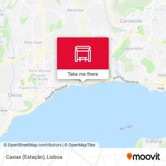 Caxias (Estação) map