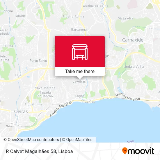 R Calvet Magalhães 58 map