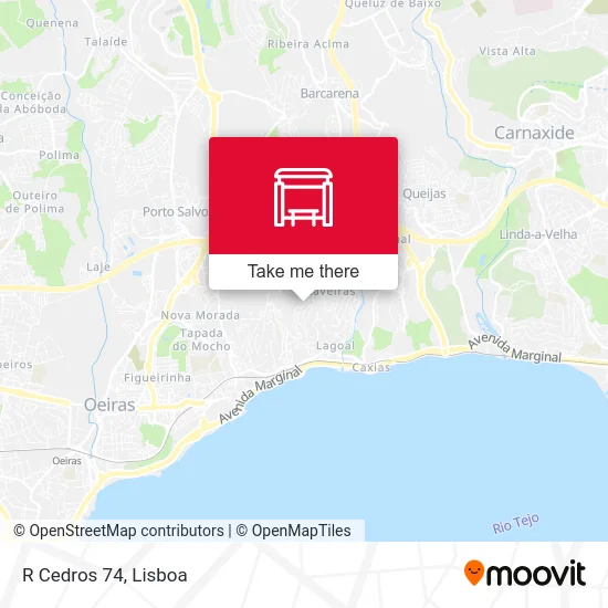 R Cedros 74 map