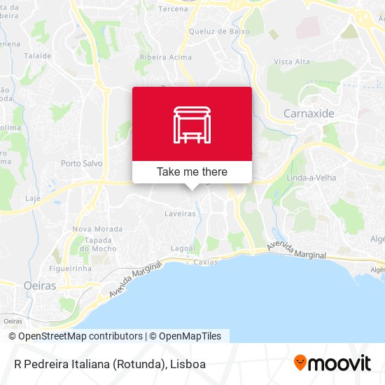 R Pedreira Italiana (Rotunda) map
