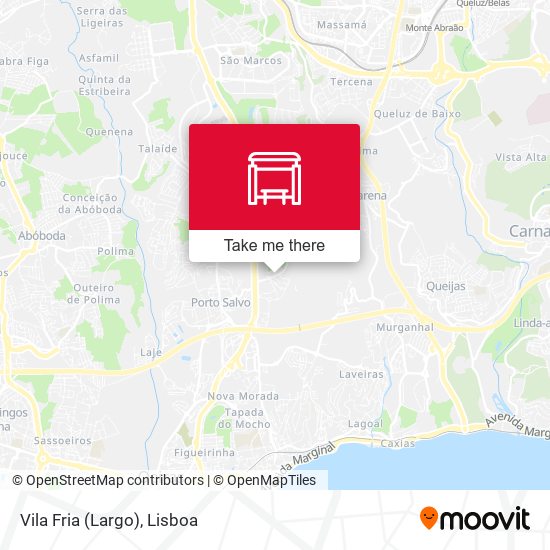 Vila Fria (Largo) mapa