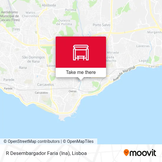 R Desembargador Faria (Ina) map