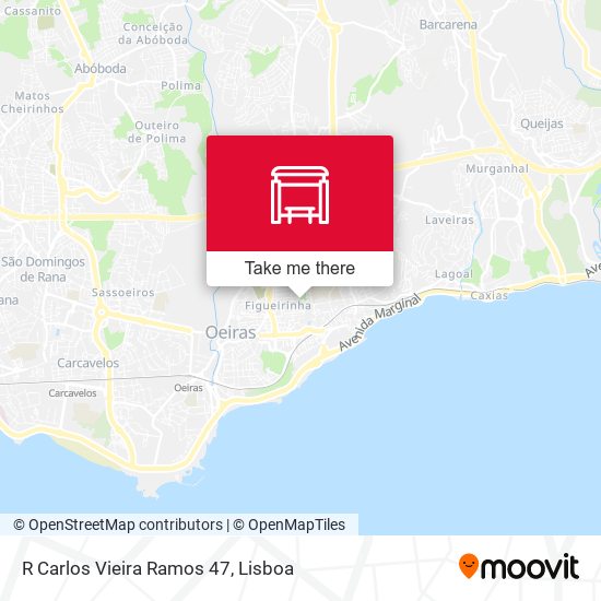 R Carlos Vieira Ramos 47 mapa