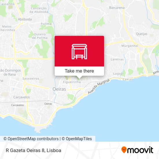 R Gazeta Oeiras 8 map