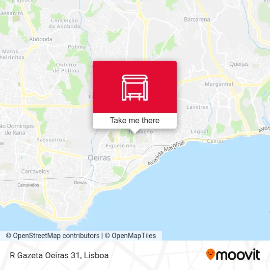 R Gazeta Oeiras 31 map