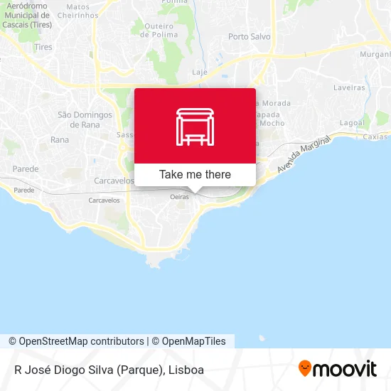 R José Diogo Silva (Parque) map