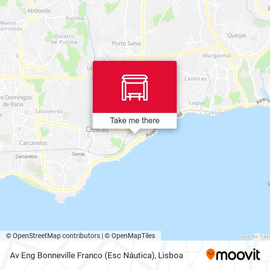 Av Eng Bonneville Franco (Esc Náutica) mapa