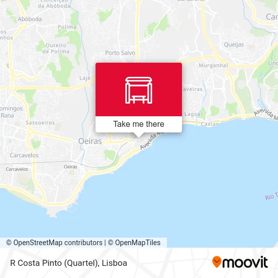 R Costa Pinto (Quartel) map