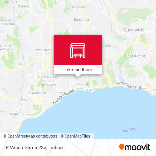 R Vasco Gama 23a map