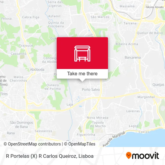 R Portelas (X) R Carlos Queiroz map